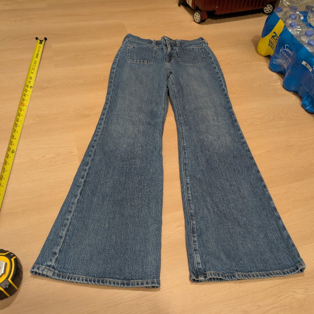26 J. Crew '96 Flare Patch Pocket Vintage 70's style Flare 78140 Jean cf217